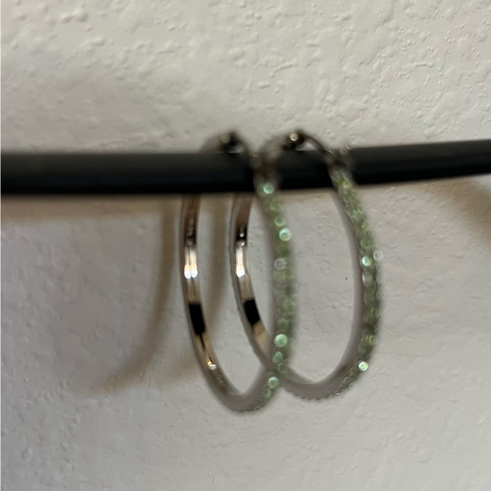 Coach rhinestone hope earrings